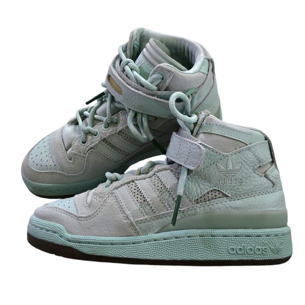 adidas Originals Ivy Park Forum Mid Trainers Sneakers green tint gum Kid SZ 3.5